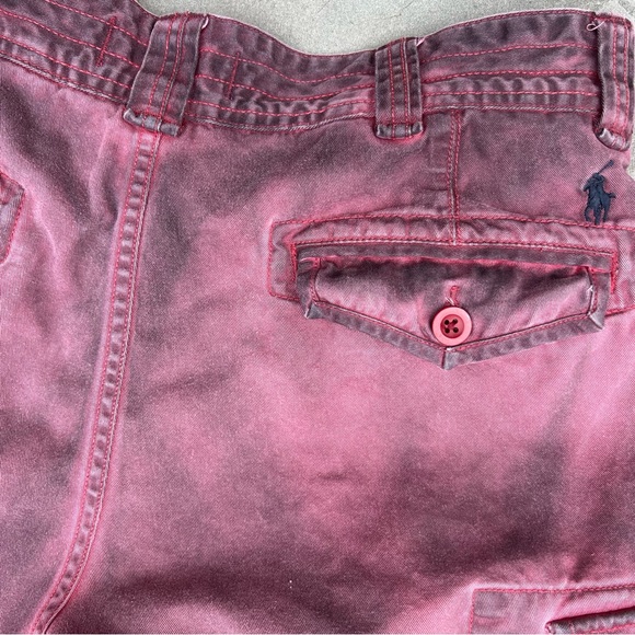 Y2K Reworked Overdyed Cargo Utility Shorts Distressed - Picture 11 of 11